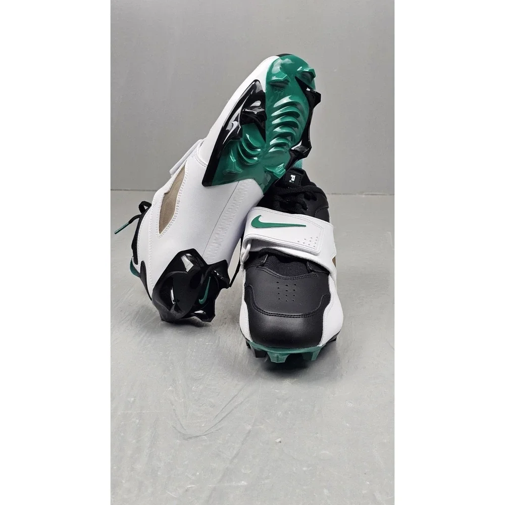 Nike‎ Air Diamond Turf 93 TD 12 Mens Black White Deion Sanders Football Cleats